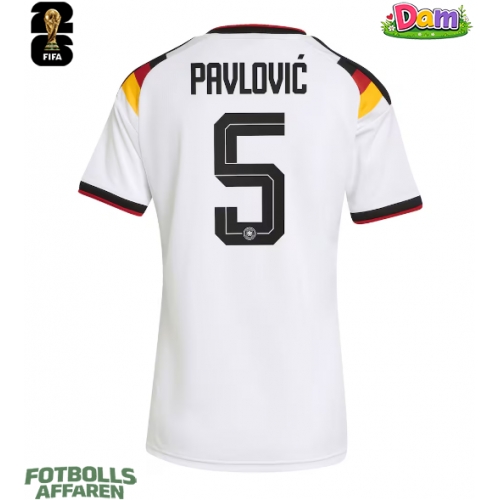Tyskland Aleksandar Pavlovic #5 Hemmatröja Kvinnor VM 2026 Kortärmad